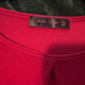 Shiela Rose Red Top